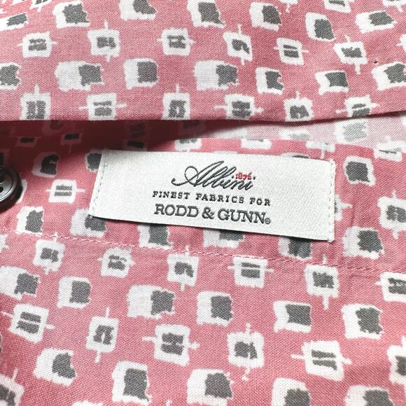 Rodd & Gunn | Men | Mclaren Park Short Sleeve Sports FIt Button Up Shirt | Large - Picture 8 of 12